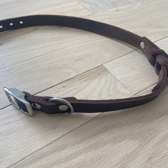 Cloud 7 Dog Collar Riverside Park Saddle in Brown Size S (31-26" neck) - Picture 7 of 10